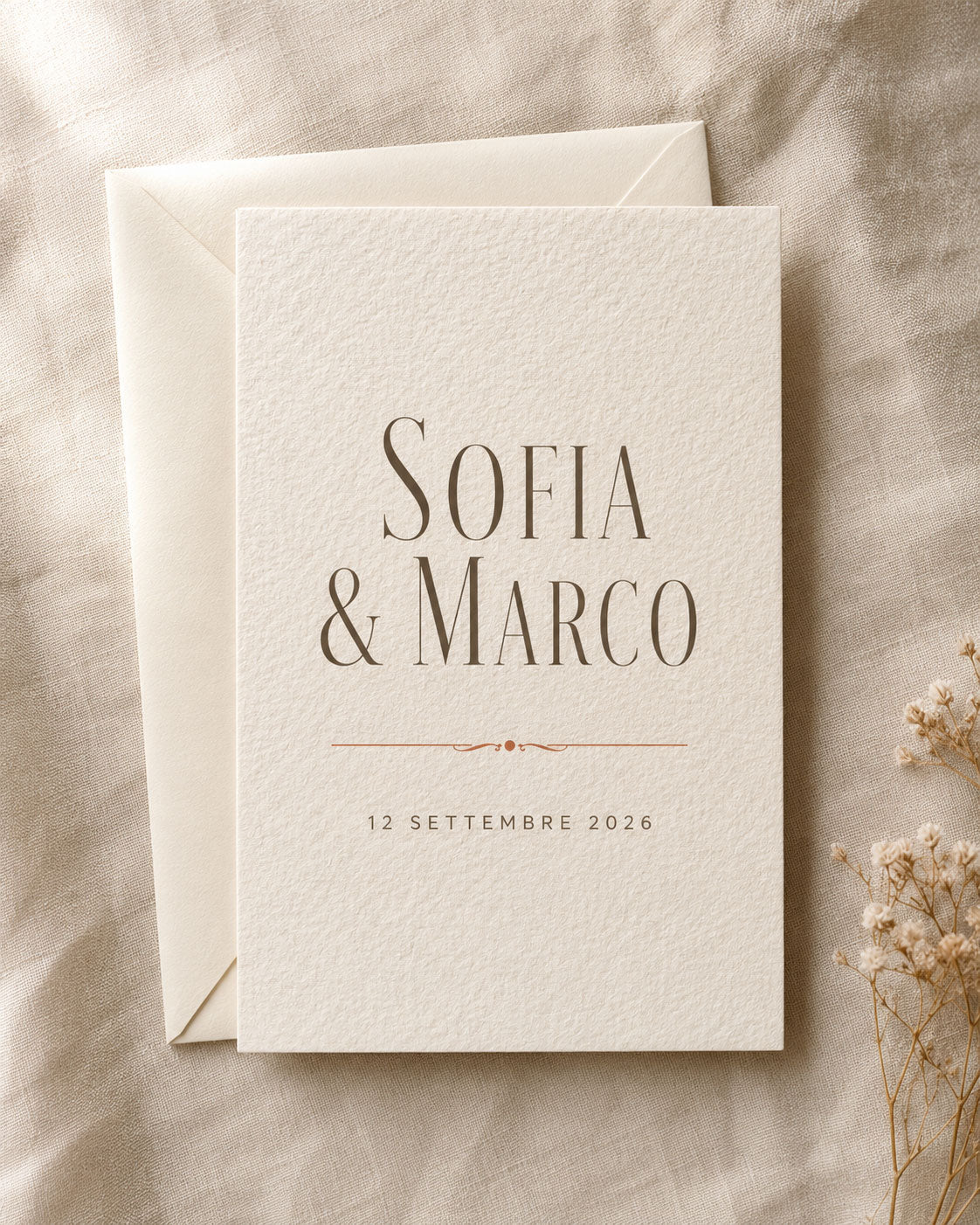 Promessa 10×15 — partecipazione matrimonio
